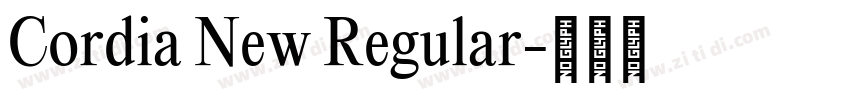 Cordia New Regular字体转换
